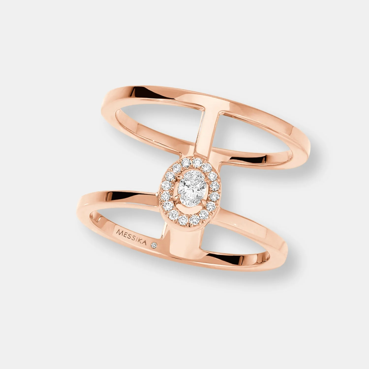 Bague glam'azone 2 rangs