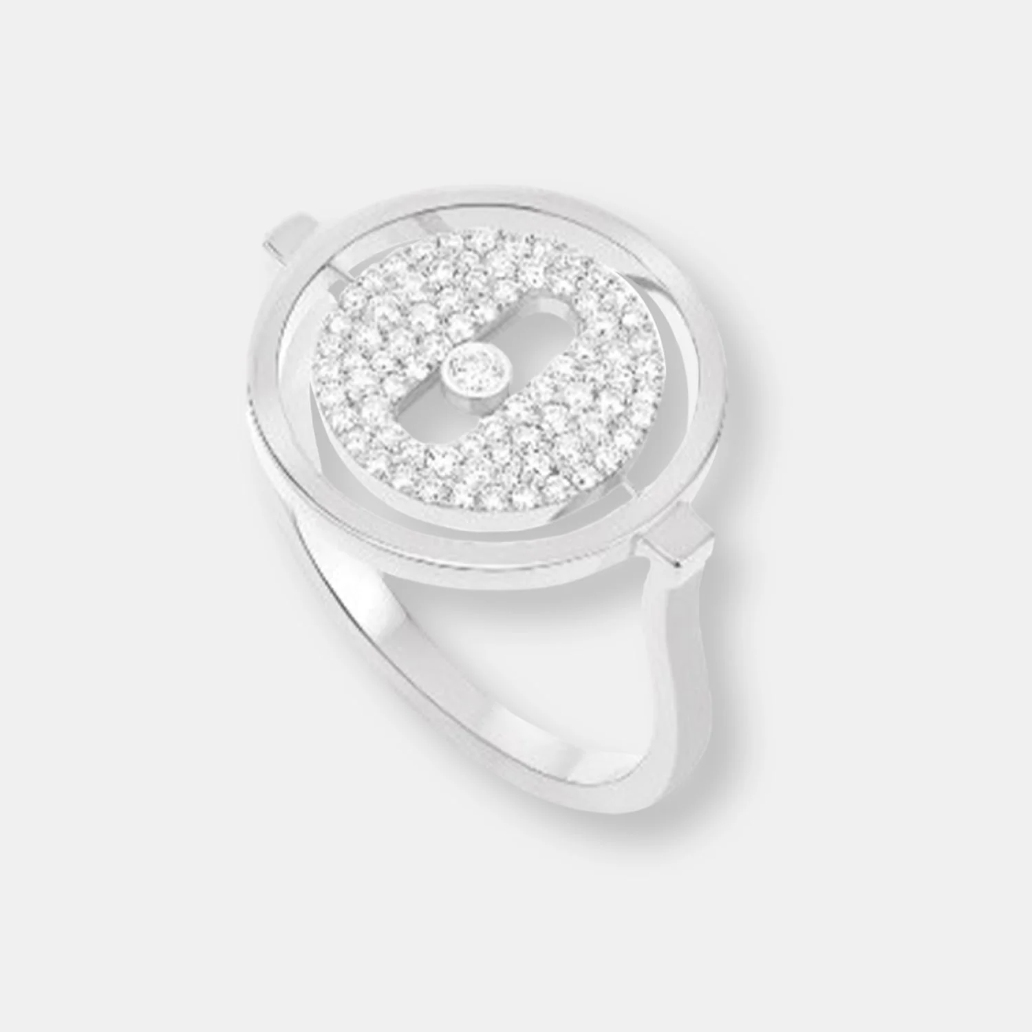 bague lucky move pm pavée