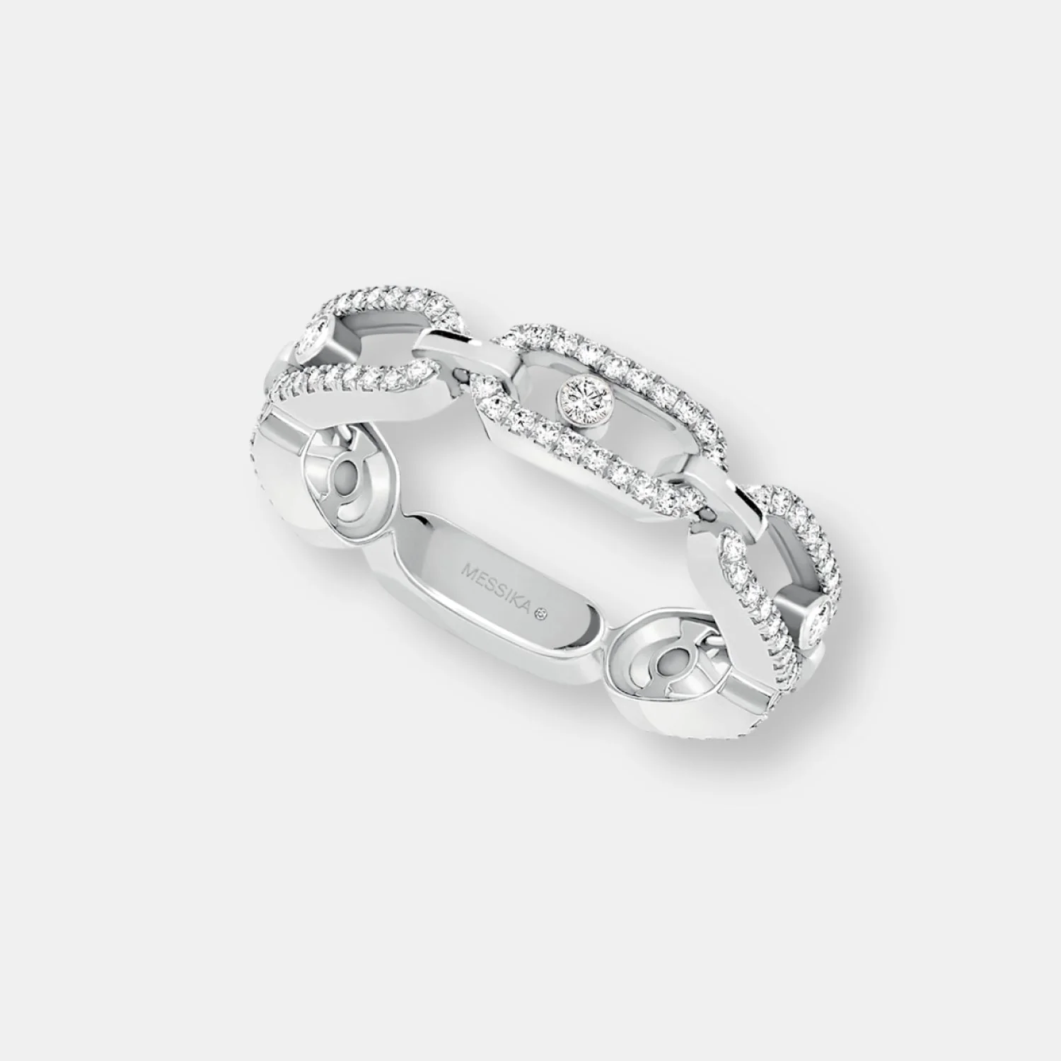 Bague move uno multi pavée