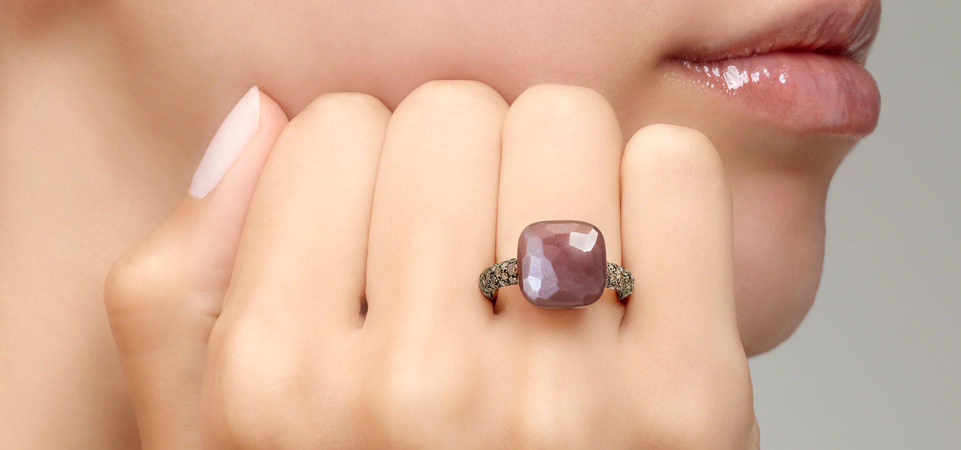 Bague nudo chocolate maxi - Image 2