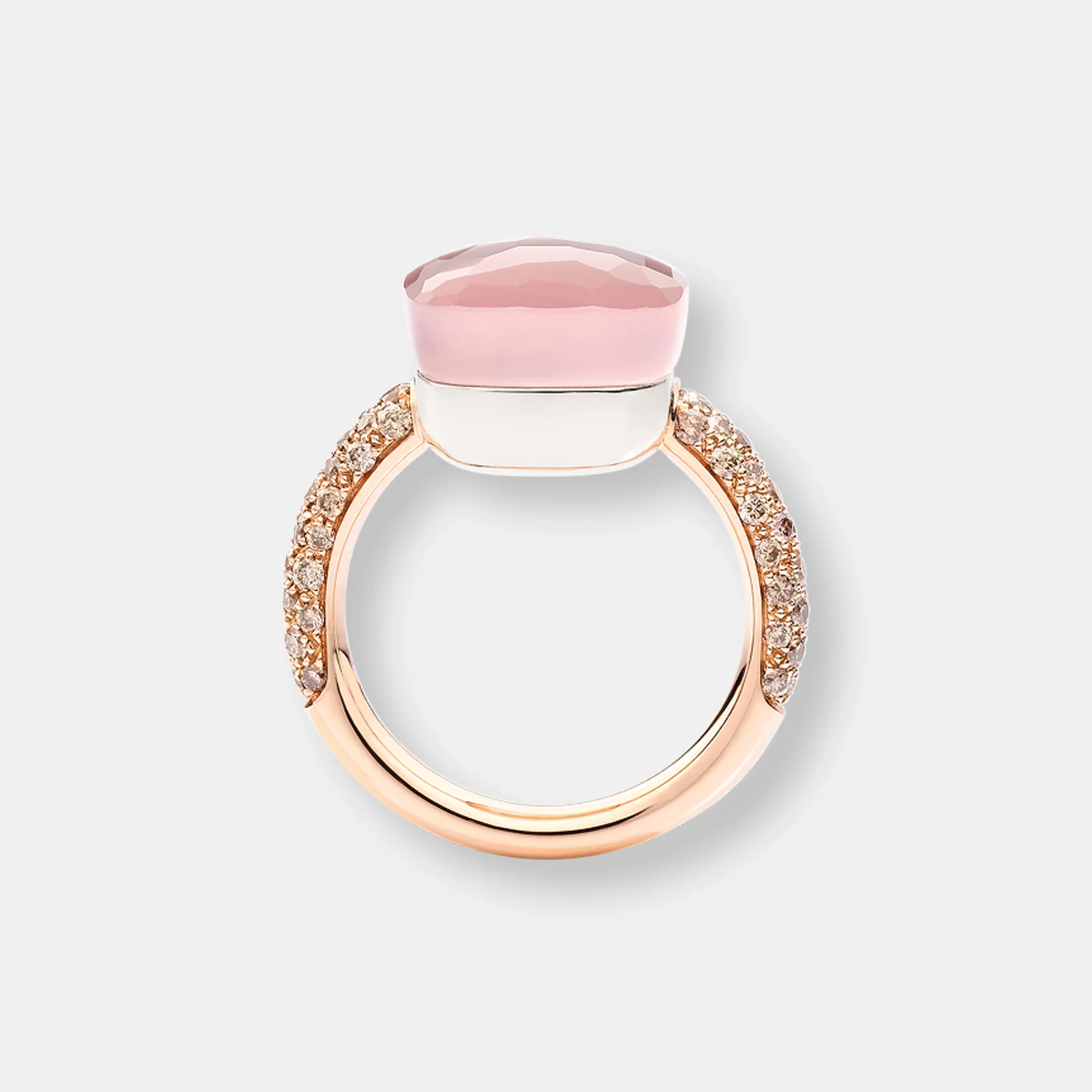 Bague nudo quarzo rosa maxi - Image 3