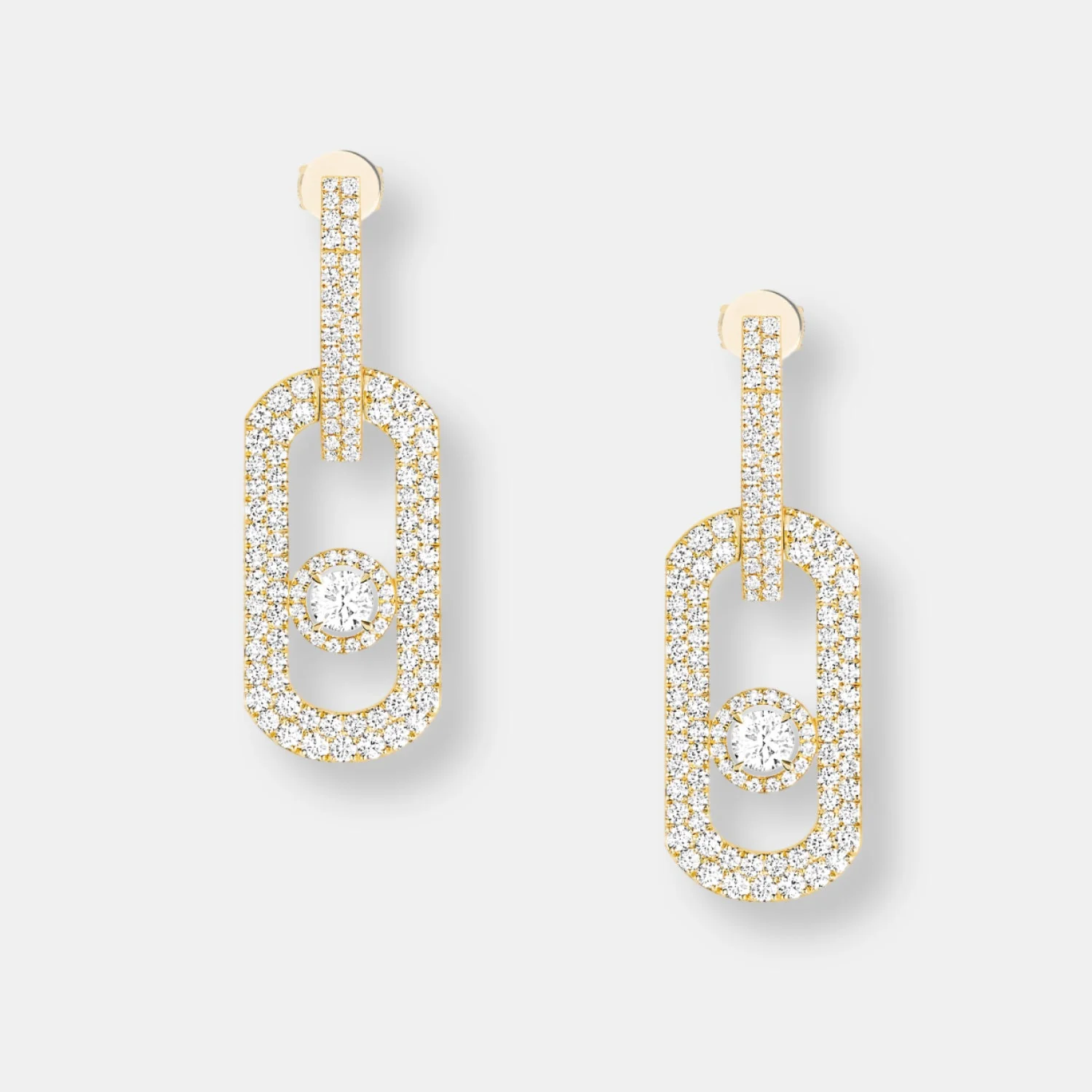 Boucles d'oreilles pendantes move citizen xl pavées