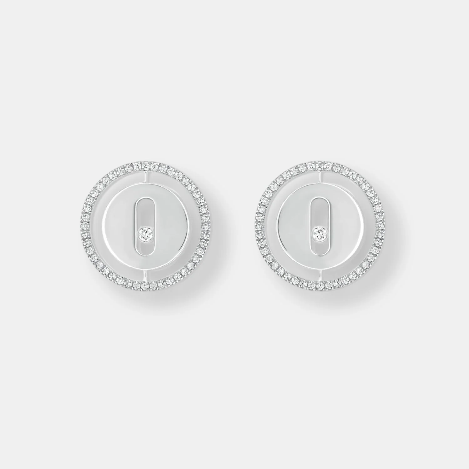 Boucles d'oreilles puces lucky move