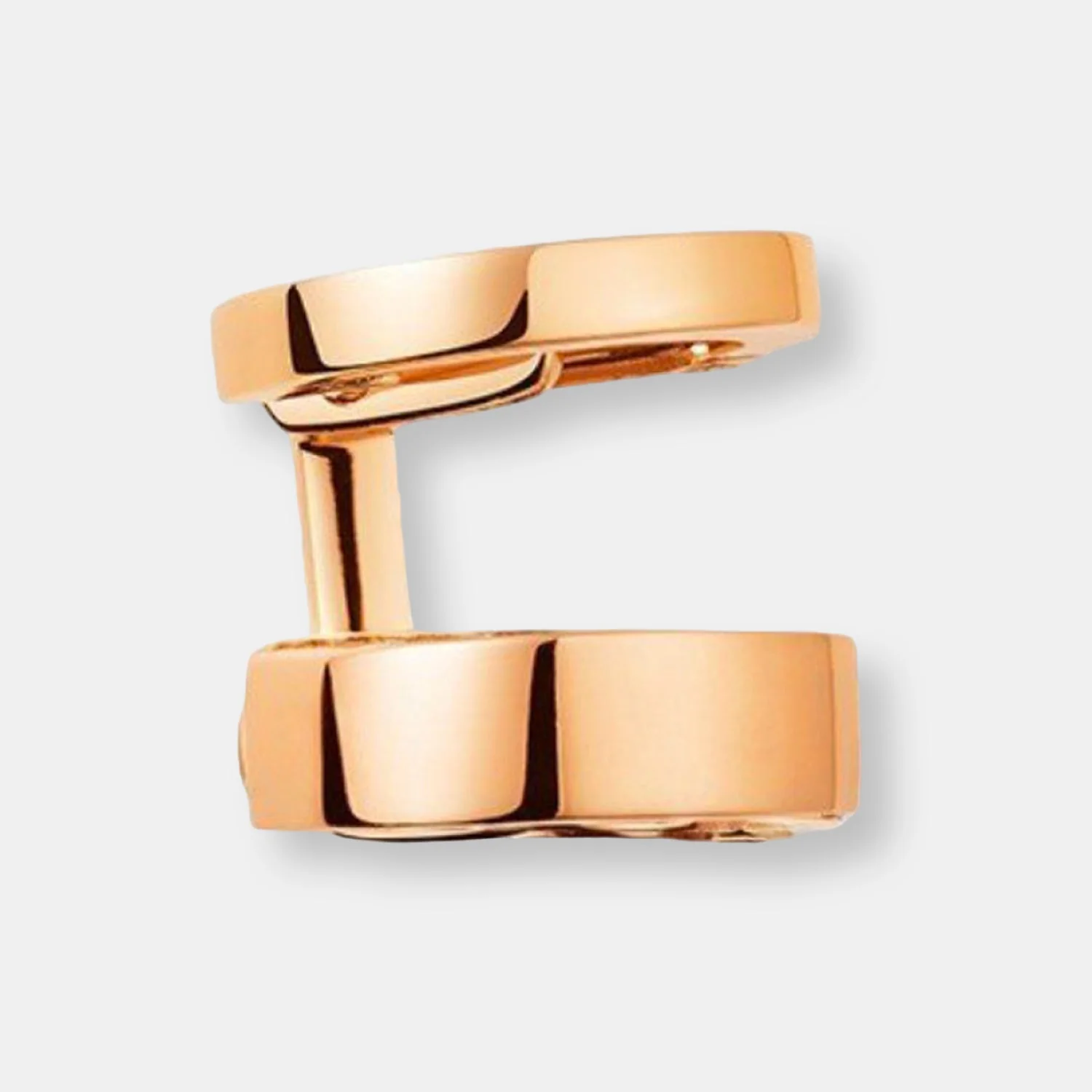 Clip d'oreille berbere 2 rangs en or rose