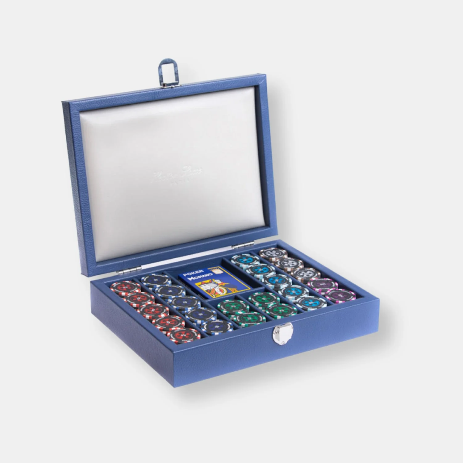 Coffret poker 240 jetons buffle bleu de france - Image 2