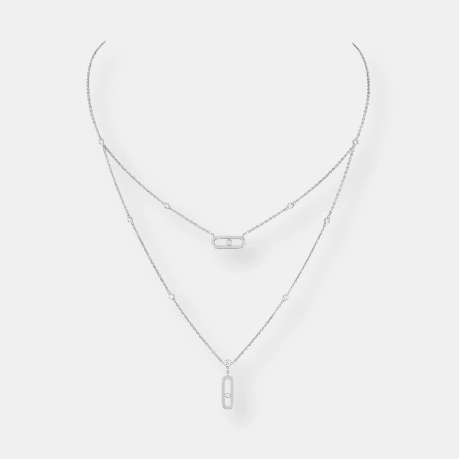 Collier move uno 2 rangs