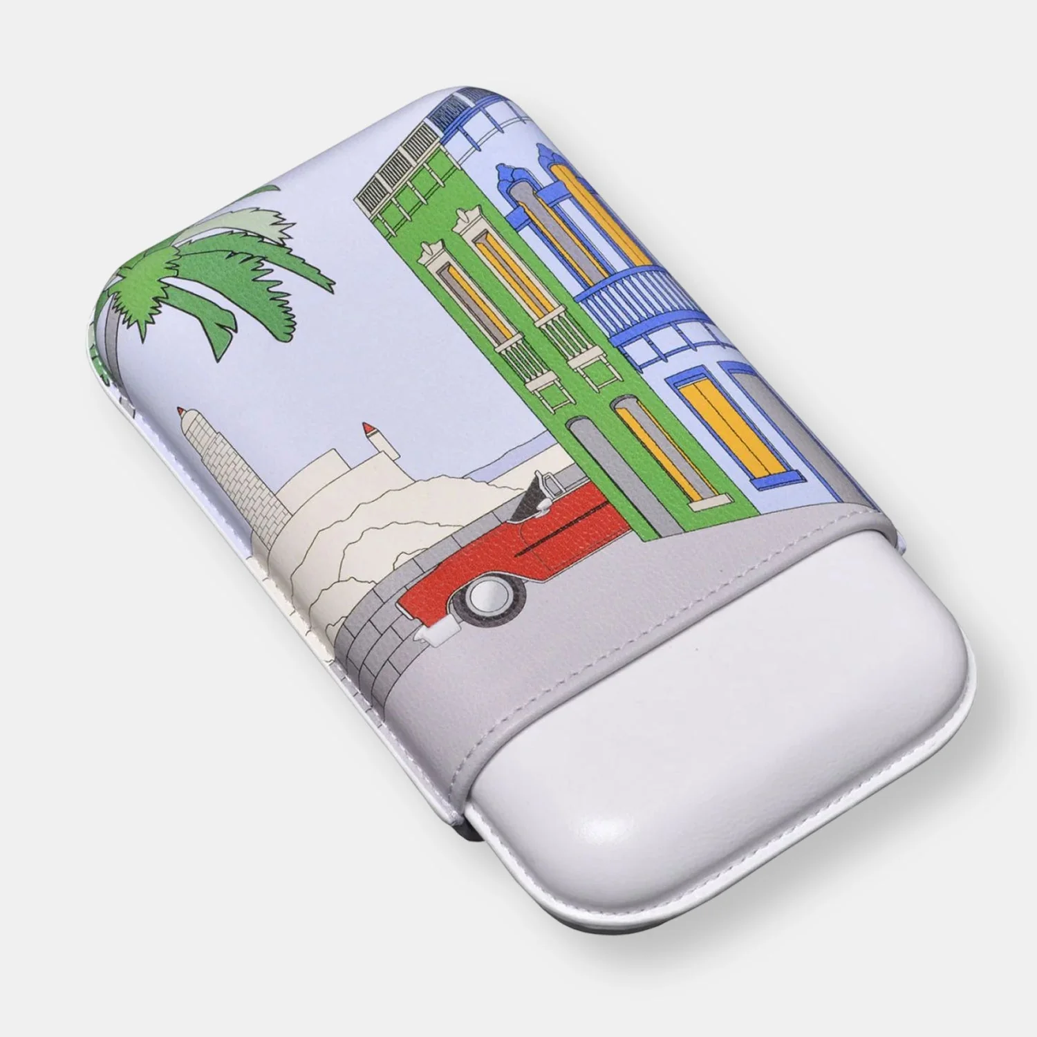 Etui cuir "casa cubana" 3 cigares calibre 27 - Image 2