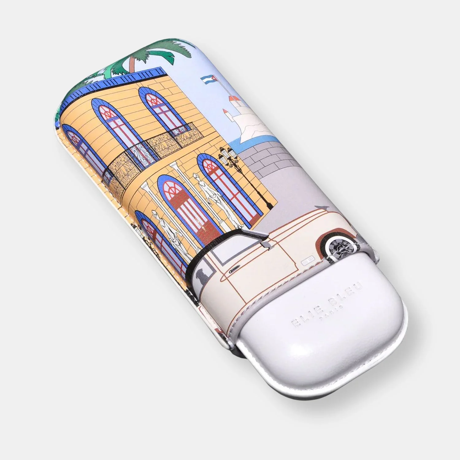 Etui cuir "casa cubana le parisien" 2 cigares calibre 27 - Image 2