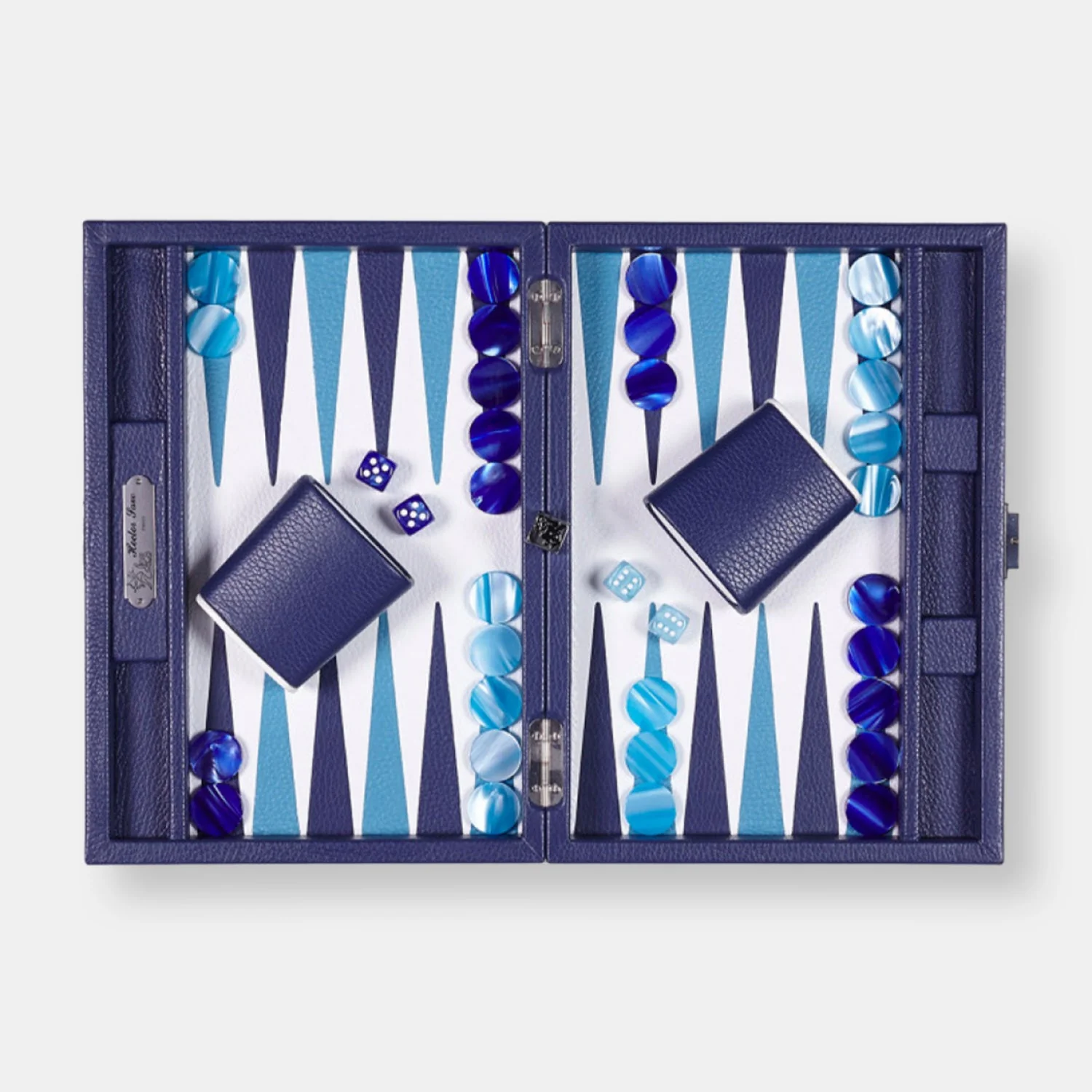 Backgammon - collection iris bleu de france - Image 2
