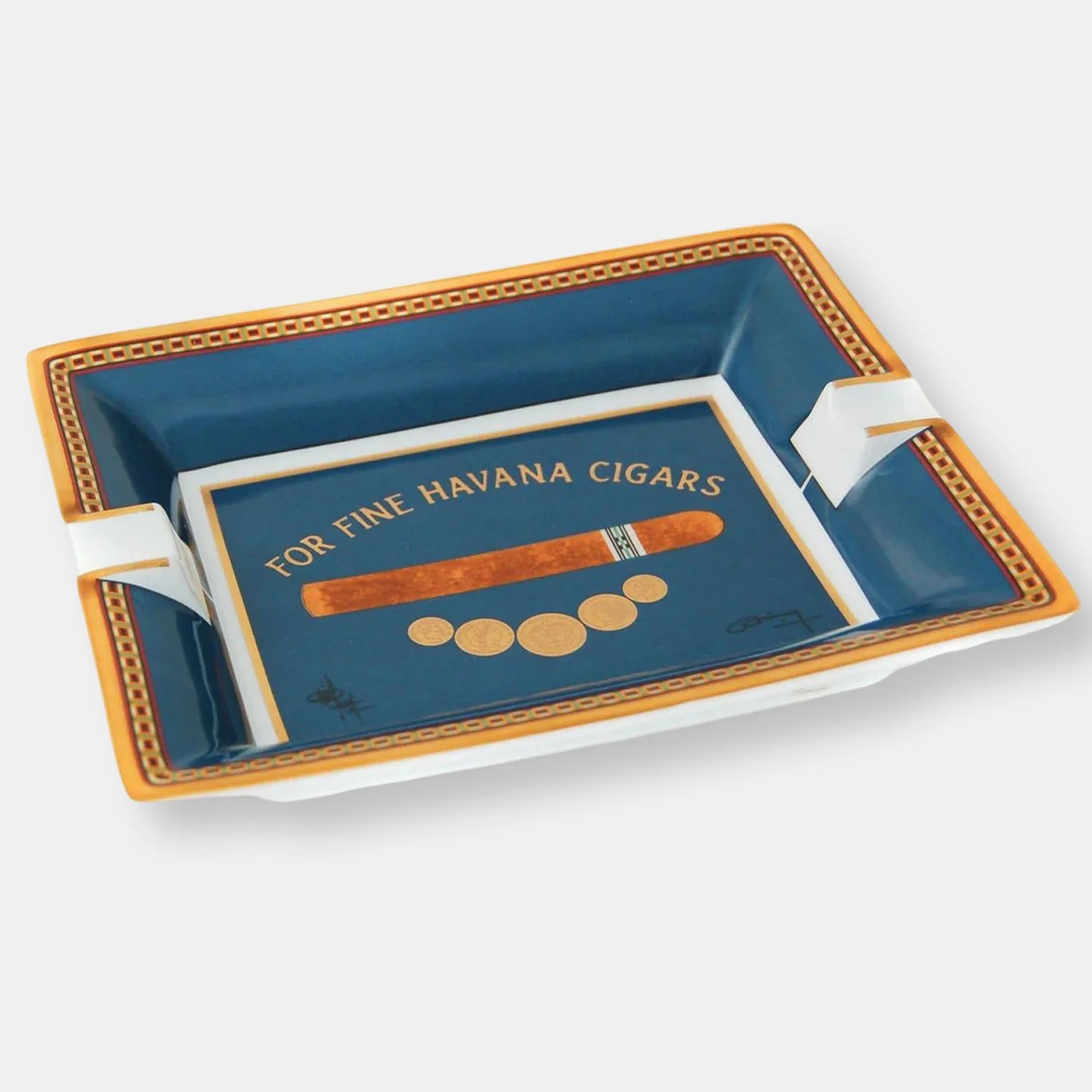 "medaille" - cendrier en porcelaine - Image 2