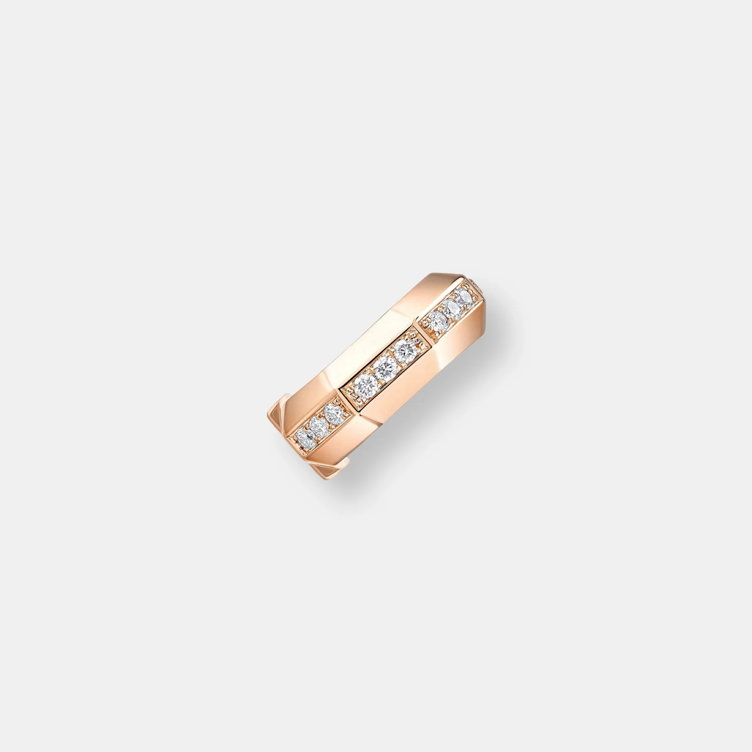 Mono boucle d'oreille top clip moderniste - Image 4