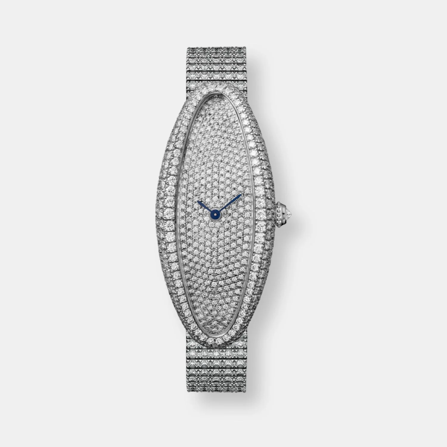 Montre baignoire allongée
