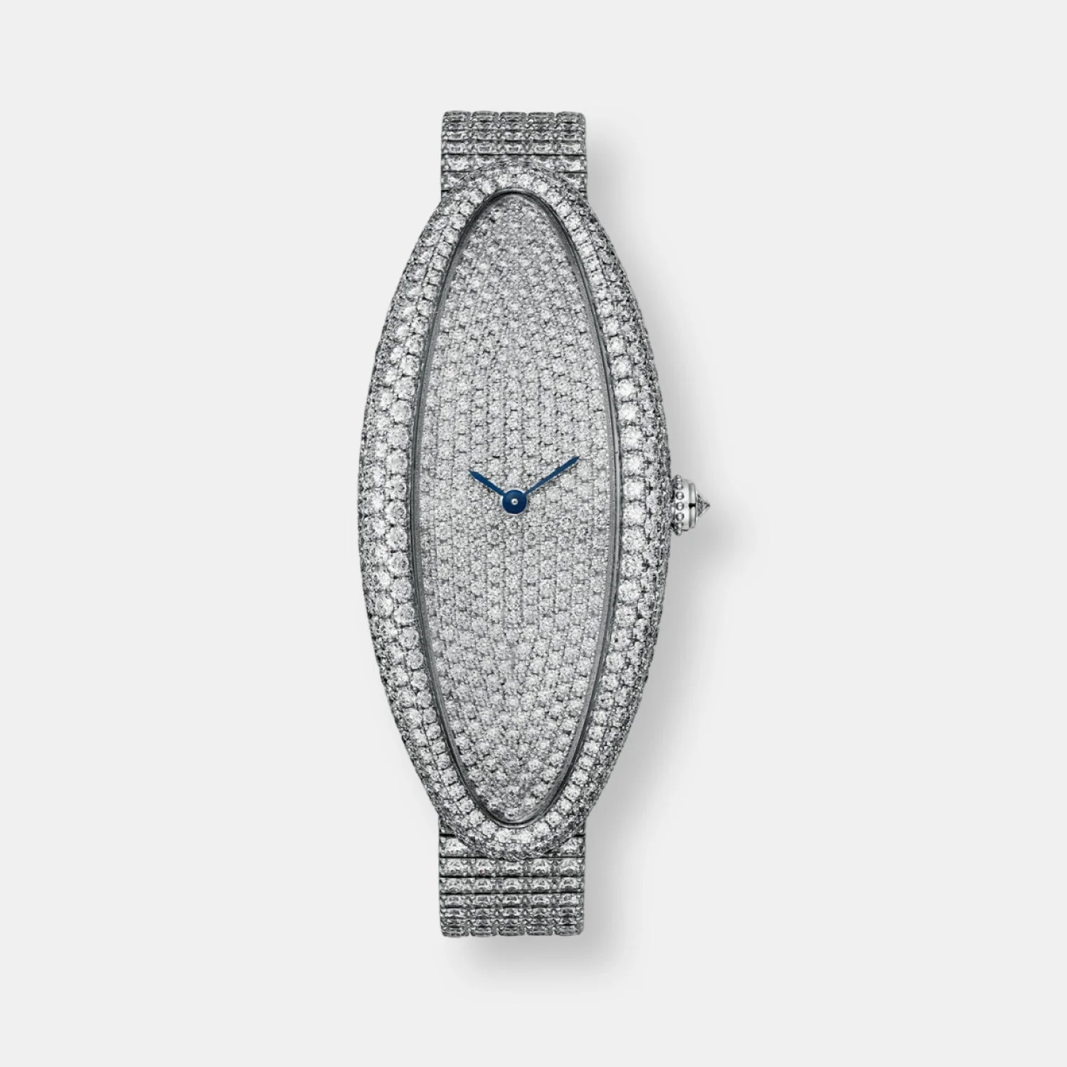 Montre baignoire allongée