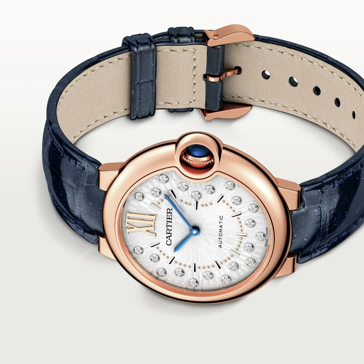 Montre ballon bleu de cartier - Image 7