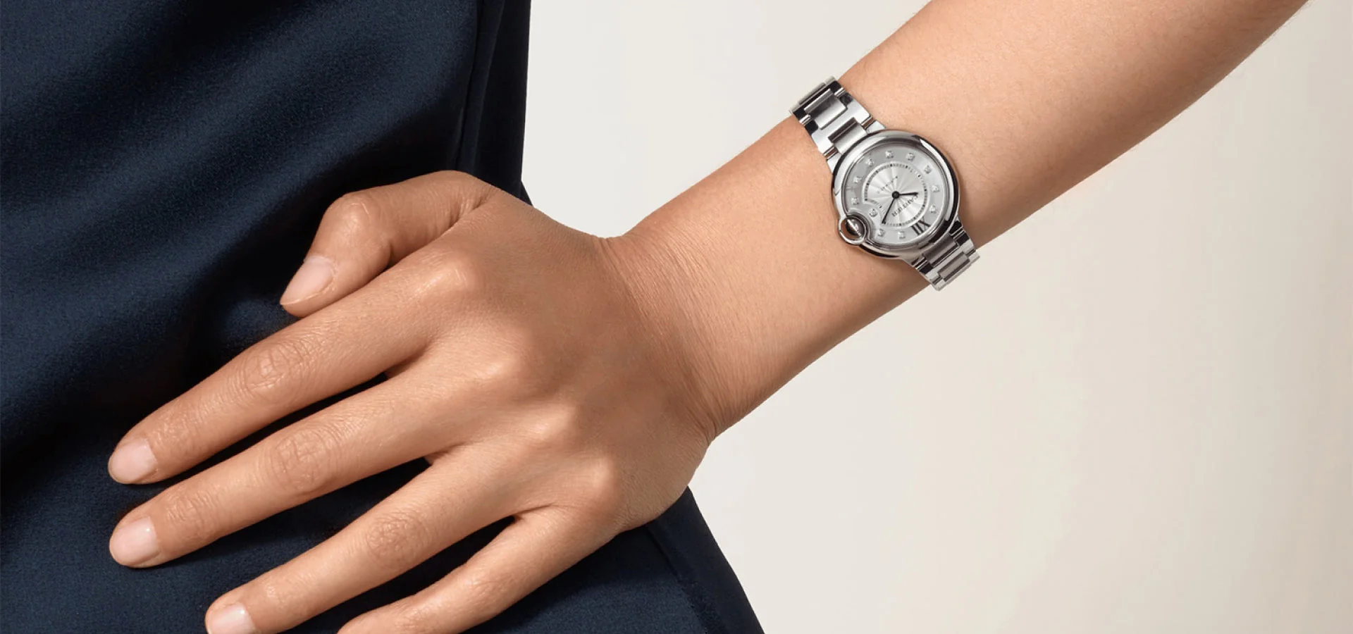 Montre ballon bleu de cartier - Image 3