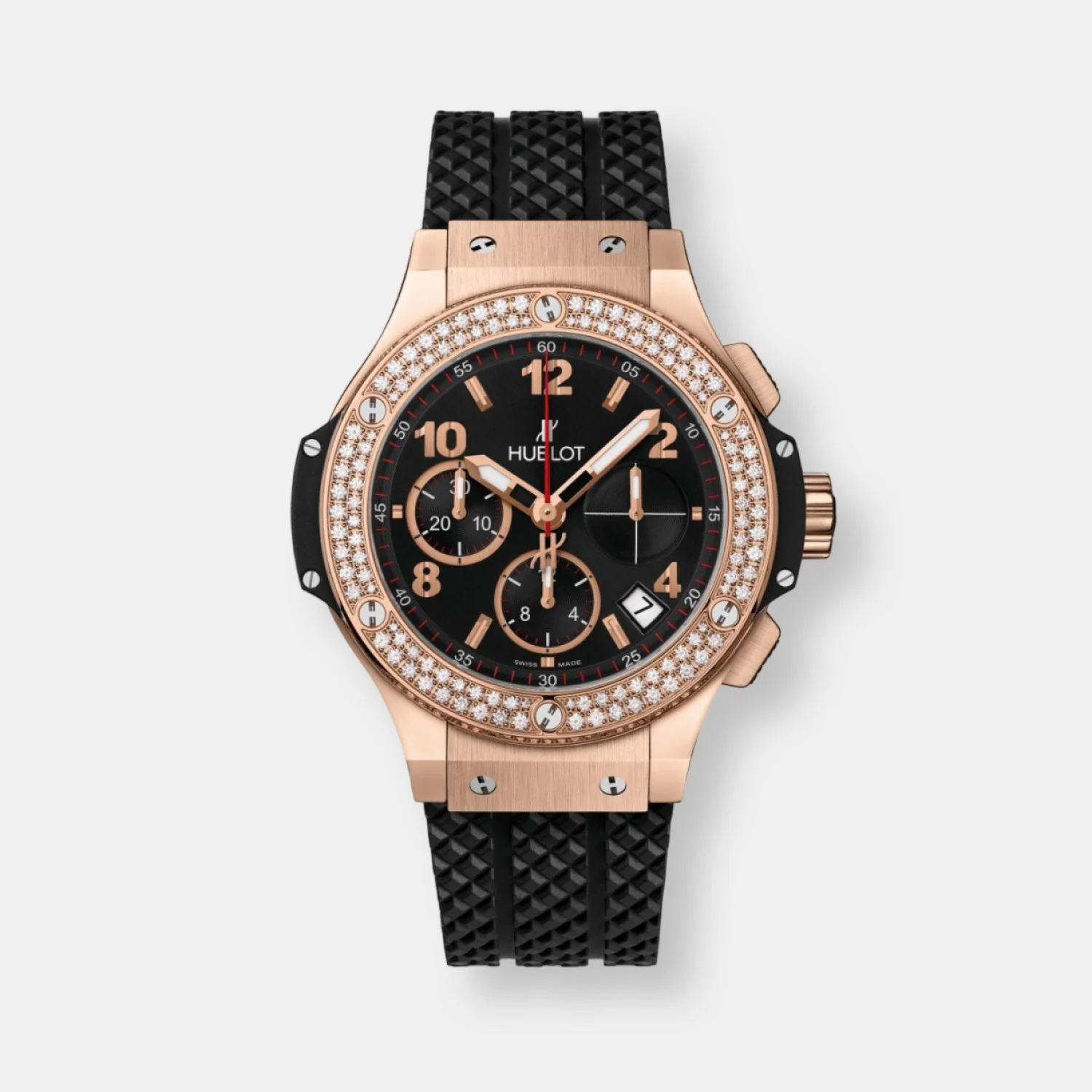 Montre big bang gold diamonds
