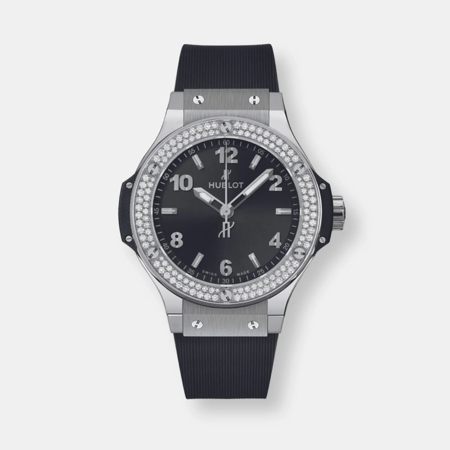 Montre big bang steel diamonds