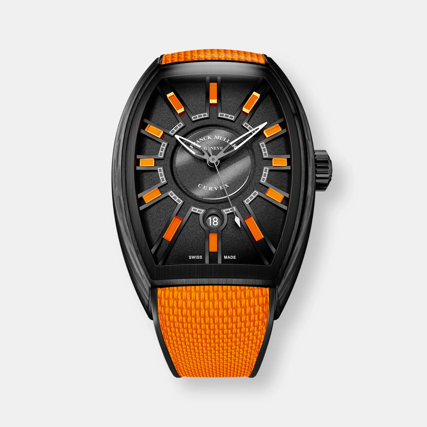 Montre cintrée curvex