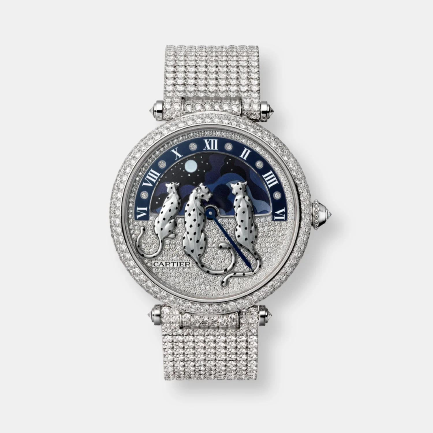 Montre joaillière panthère
