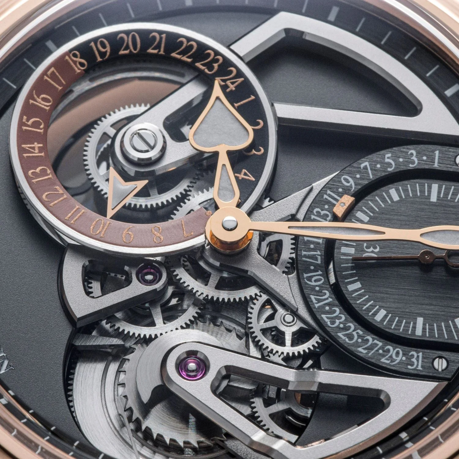 Montre openworked dual time - Image 3