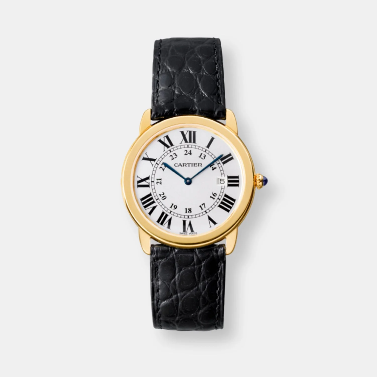 Montre ronde solo de cartier