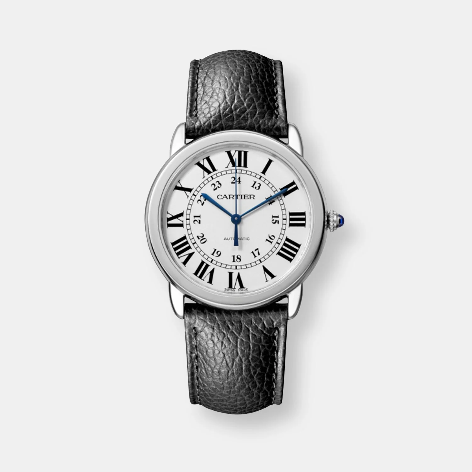 Montre ronde solo de cartier - Image 2