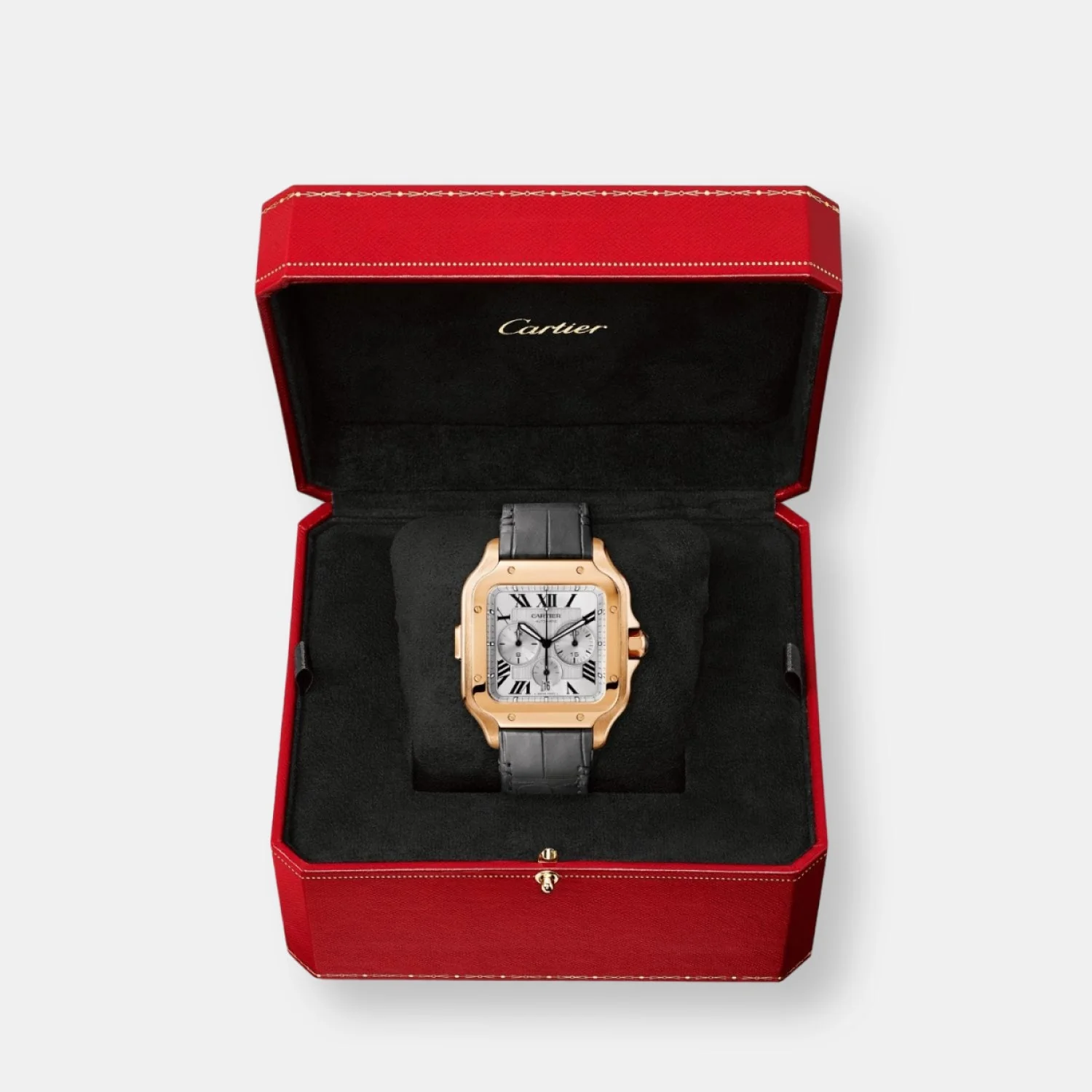 Montre santos de cartier chronographe - Image 3
