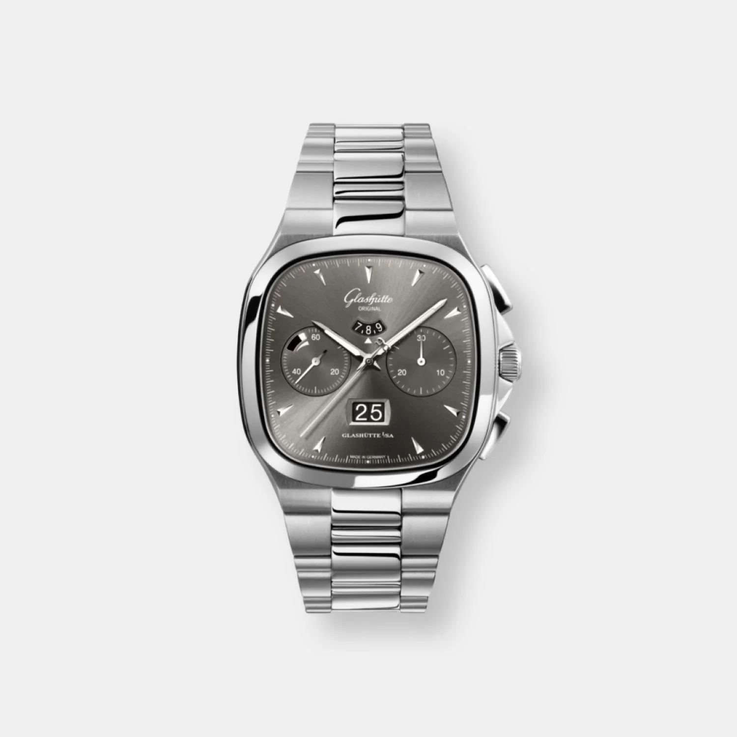Montre seventies chronographe panorama date