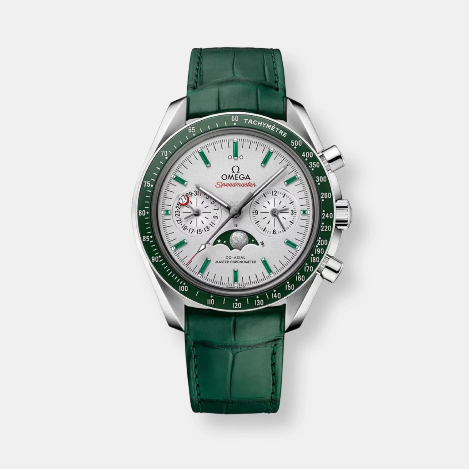 Montre speedmaster phases de luneco‑axial master chronometer moonphase chronograph 44.25 mm