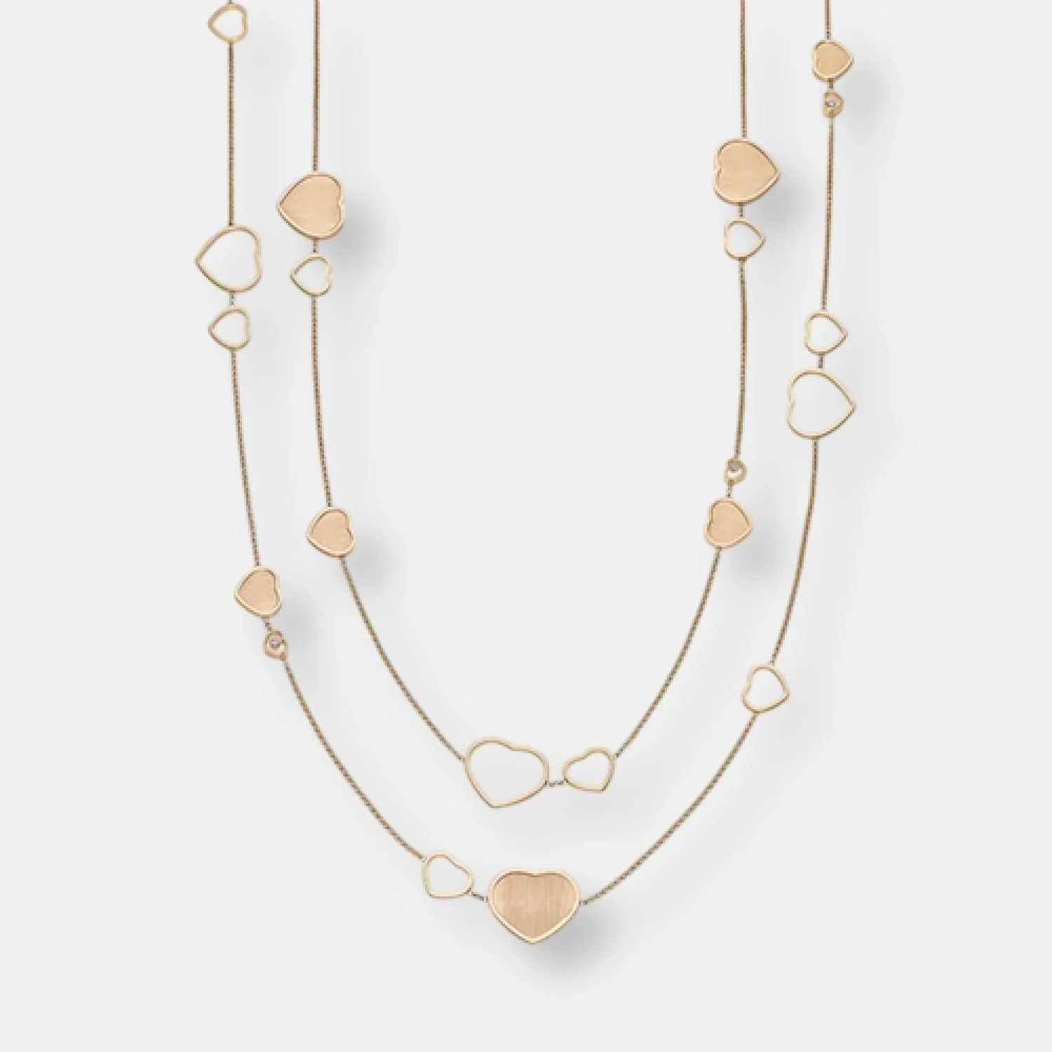 Pendentif happy hearts golden hearts